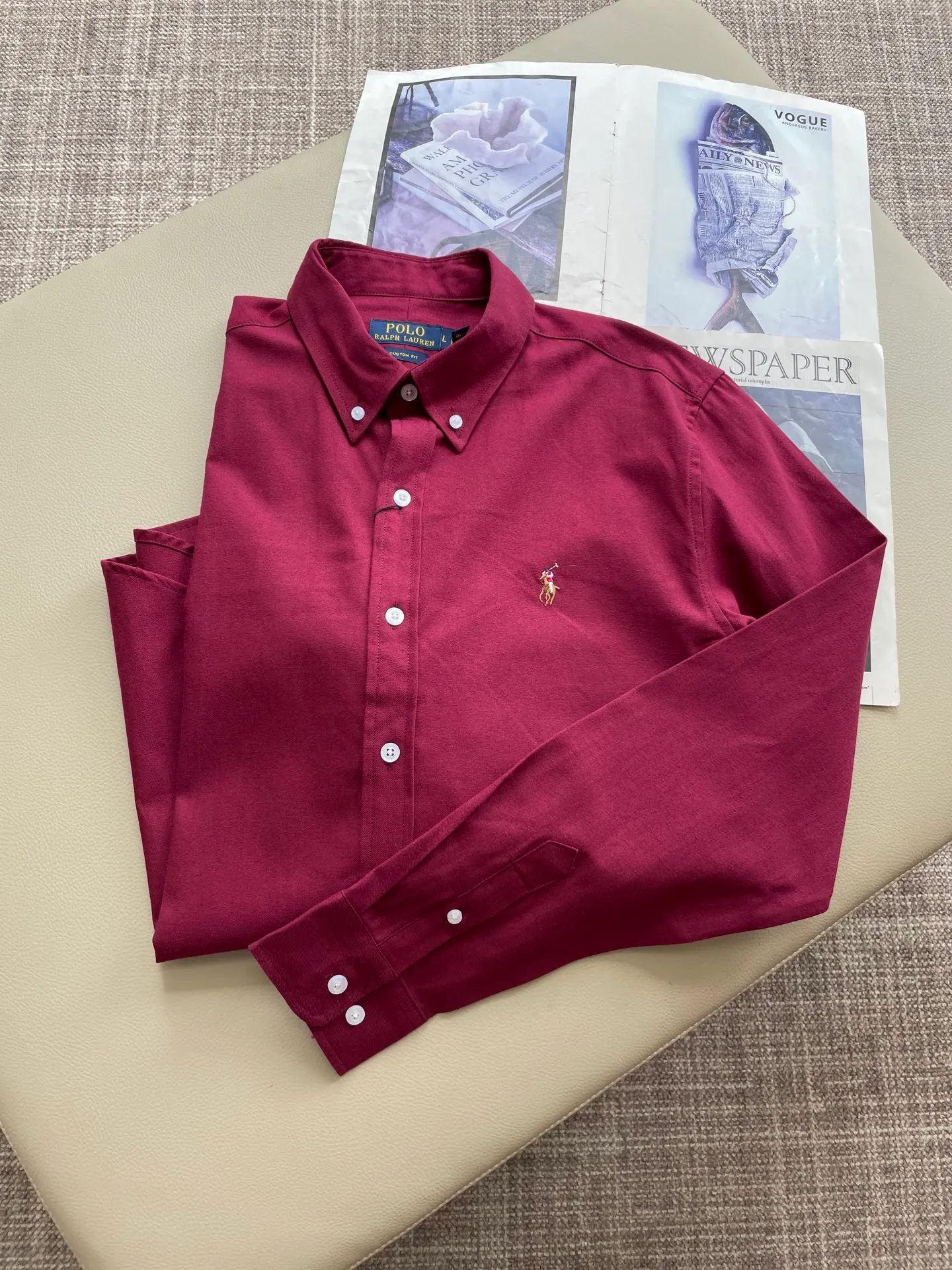 P220 🌸 Collection picture POLO Ralph Lauren pure cotton Oxford fabric classic casual shirt! Size:M-XXL